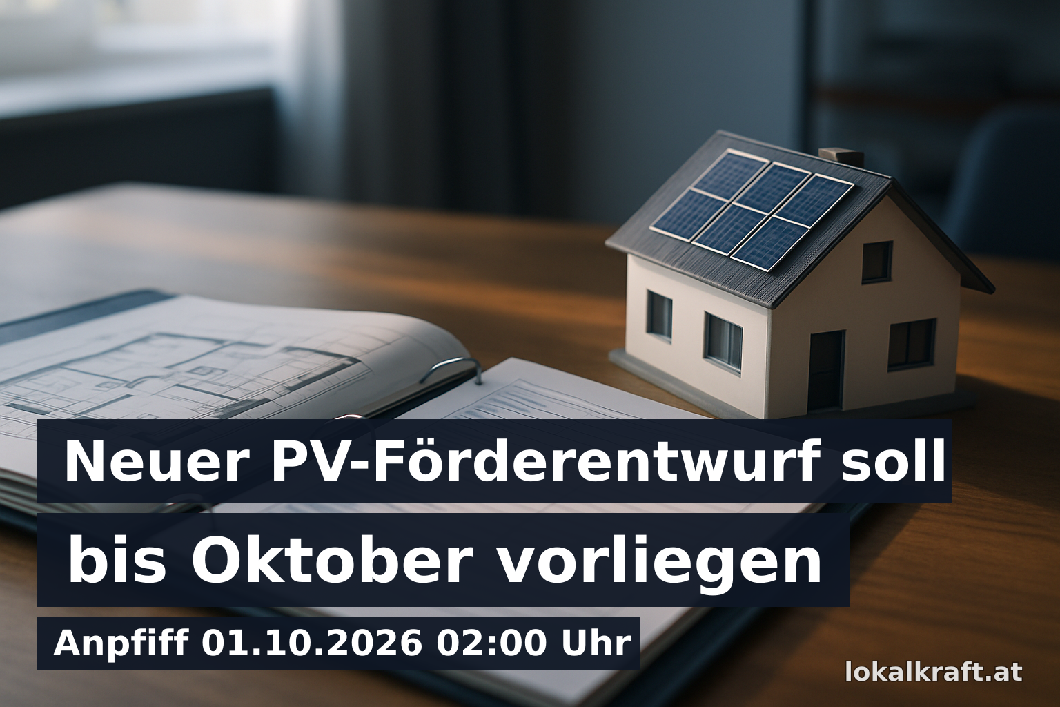 Neuer PV-Förderentwurf soll bis Oktober vorliegen