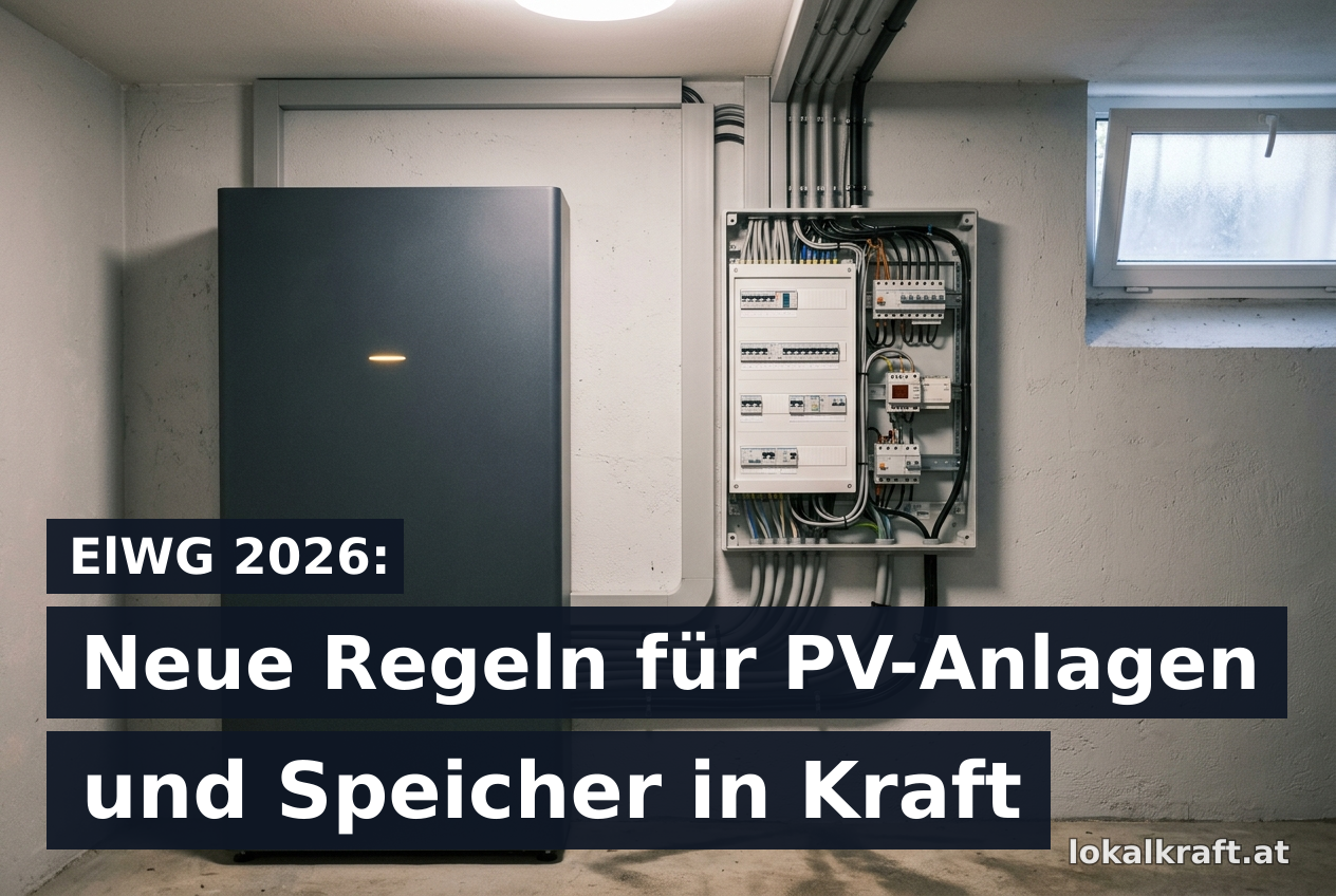 ElWG 2026: Neue Regeln für PV-Anlagen und Speicher in Kraft