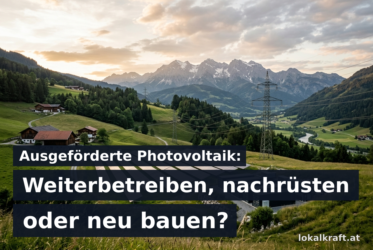 Ausgeförderte Photovoltaik: Weiterbetreiben, nachrüsten oder neu bauen?