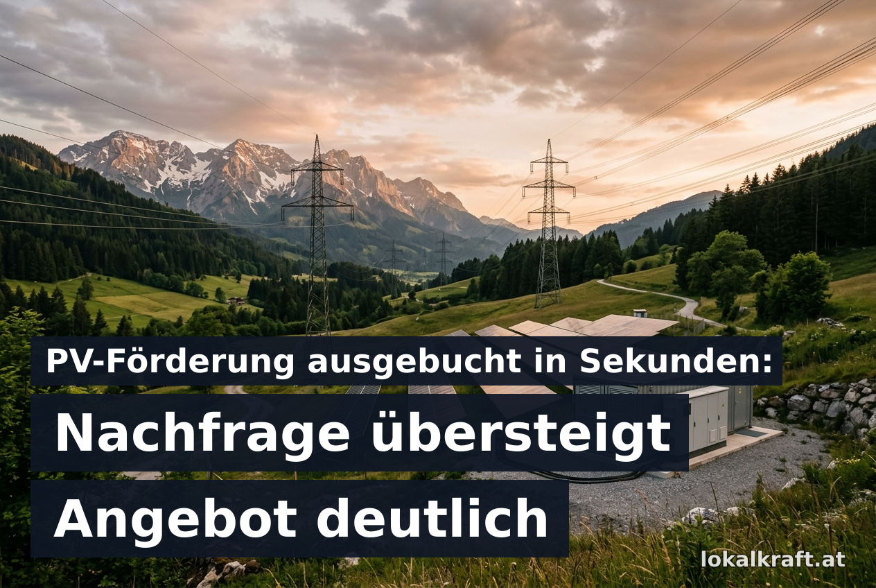PV-Förderung ausgebucht in Sekunden: Nachfrage übersteigt Angebot deutlich