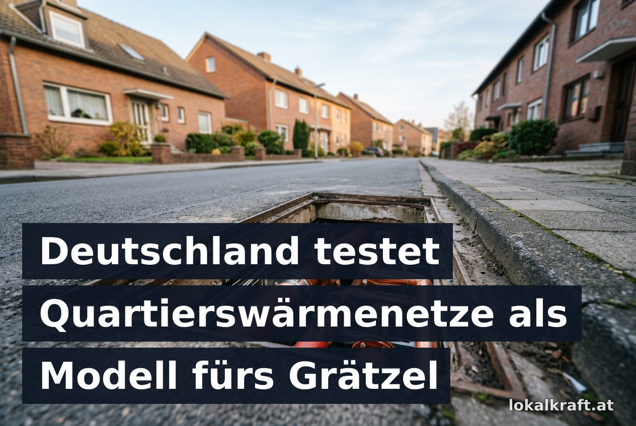Deutschland testet Quartierswärmenetze als Modell fürs Grätzel