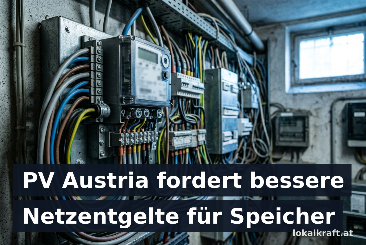 PV Austria fordert bessere Netzentgelte für Speicher