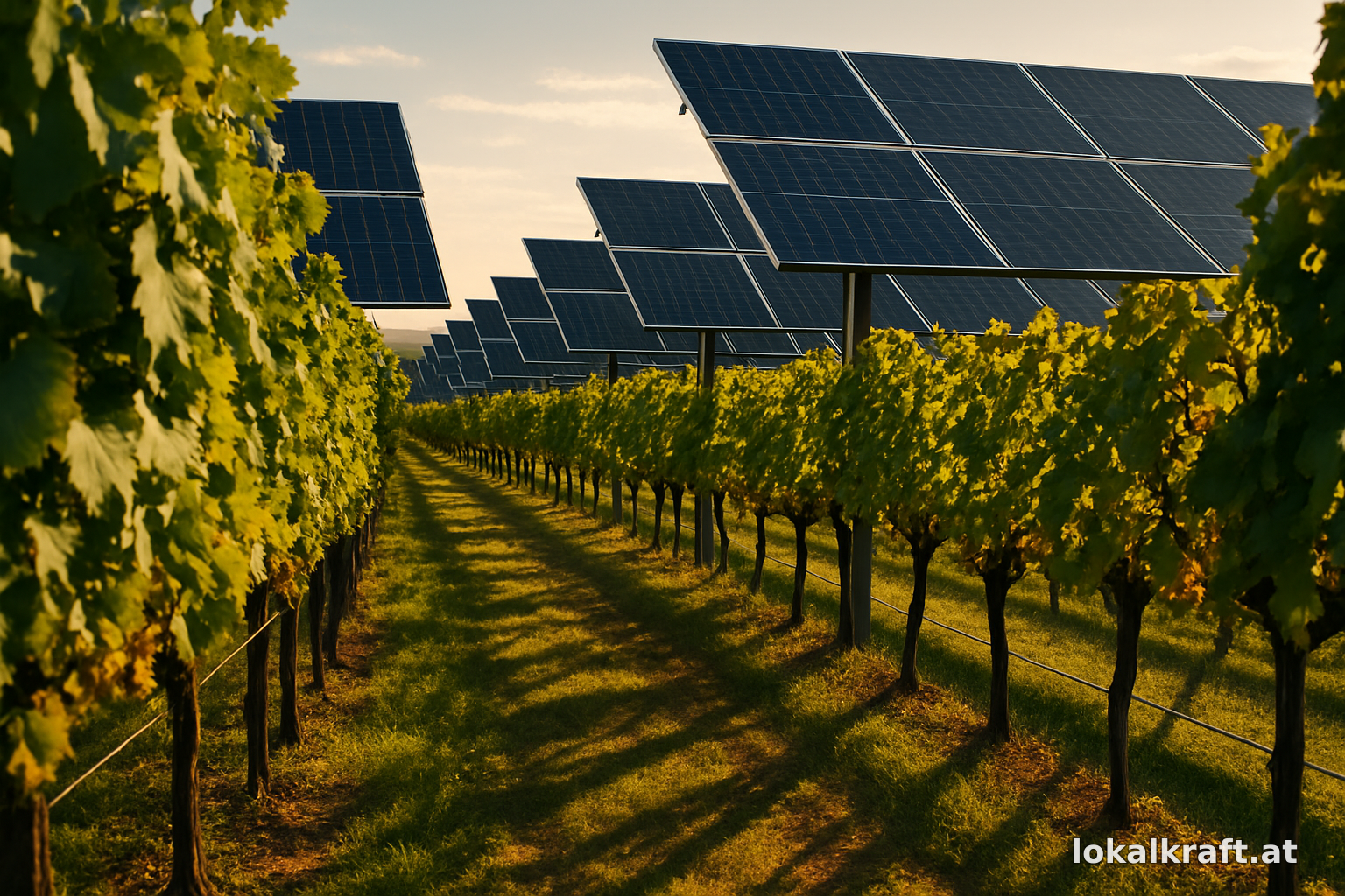 Agri-PV auf dem Weinberg: Doppelte Flächennutzung im Kommen